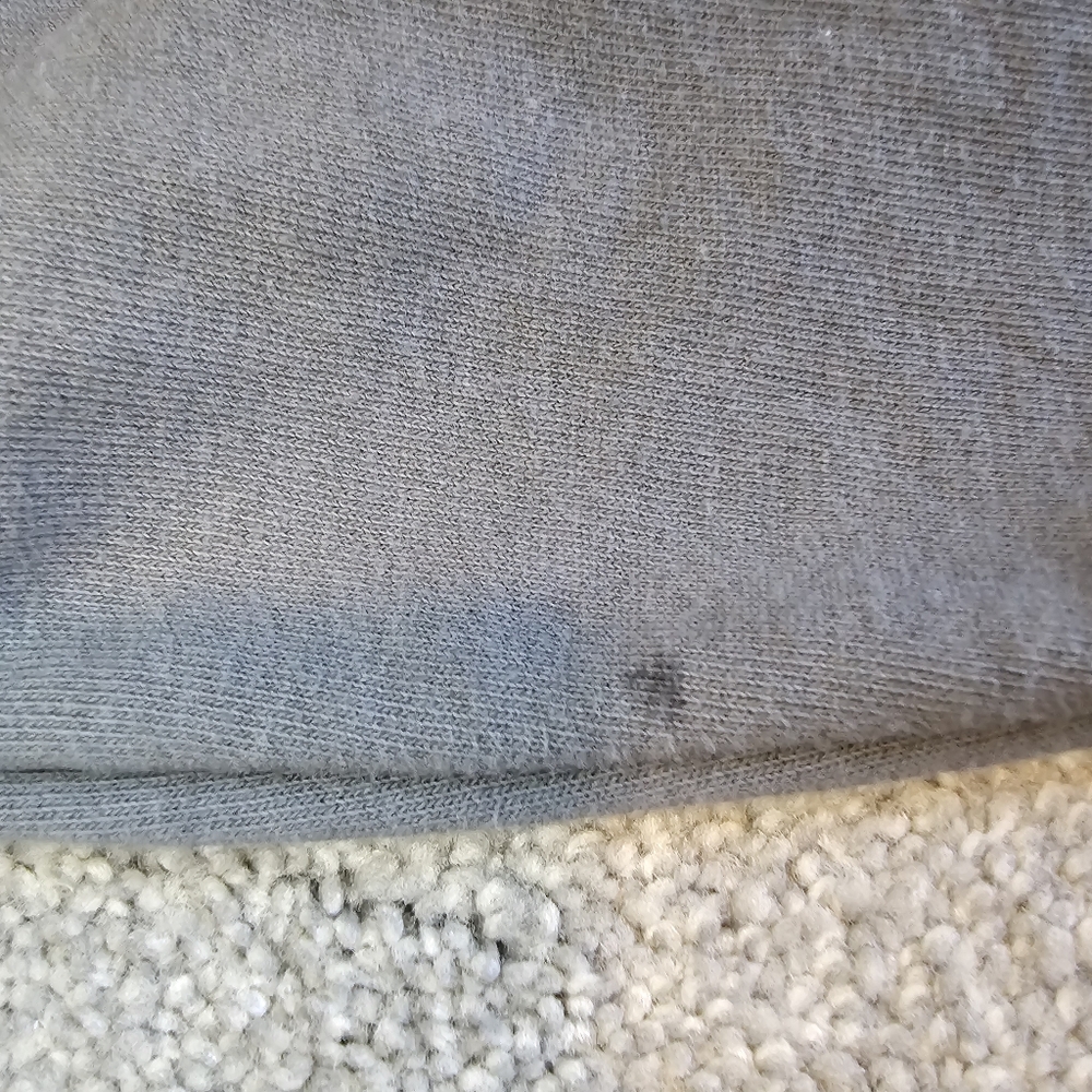 Tylers Texas Gray Cropped Hoodie Sweatshirt~Medium - Picture 6 of 12